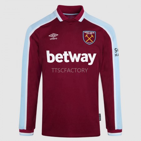 Fußballtrikots West Ham United 2021-2022 Langarm Heimtrikotsatz kaufen